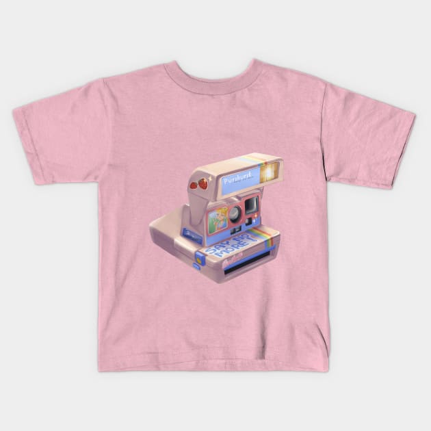 Purikurit retro instant camera Kids T-Shirt by botichelli